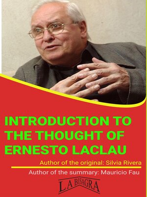 cover image of INTRODUCTION TO THE THOUGHT OF ERNESTO LACLAU